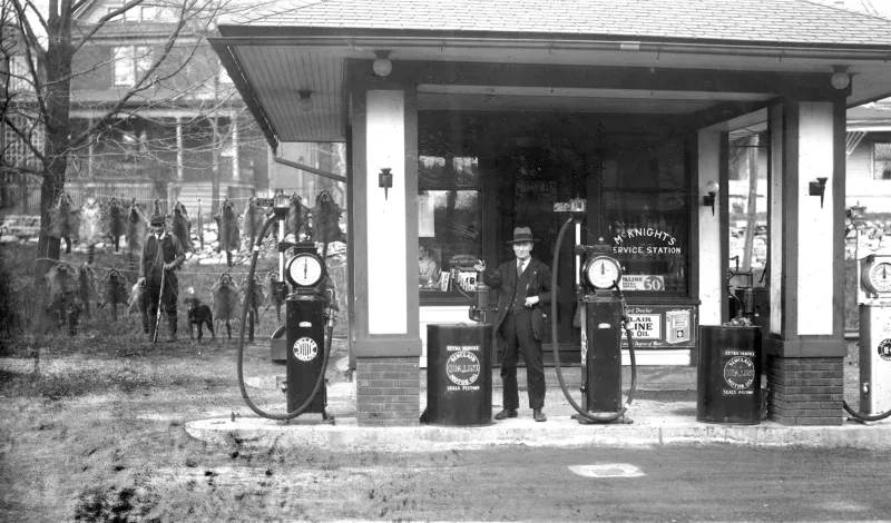 Yesteryear-McKnight's Service Station